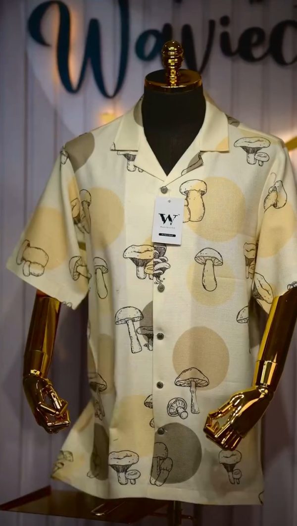 Mushroom Design Cutton Shirt